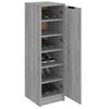 vidaXL Shoe Cabinet Grey Sonoma 30x35x100 cm Engineered Wood