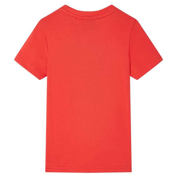 Kids' T-shirt with Short Sleeves Red 104
