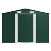 vidaXL Garden Shed Green 257x990x181 cm Galvanised steel