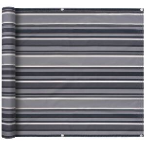 vidaXL Outdoor Umbrella 400 x 90 cm Oxford Rectangular Multicolor