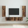 vidaXL TV Wall Cabinet 2 pcs Old Wood 30 x 31 x 100 cm Engineered Wood