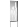 vidaXL Garden Privacy Screen Silver 50 x 140 cm Galvanised steel
