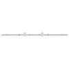 vidaXL Sliding Door Hardware Kit 183 cm Stainless Steel Silver