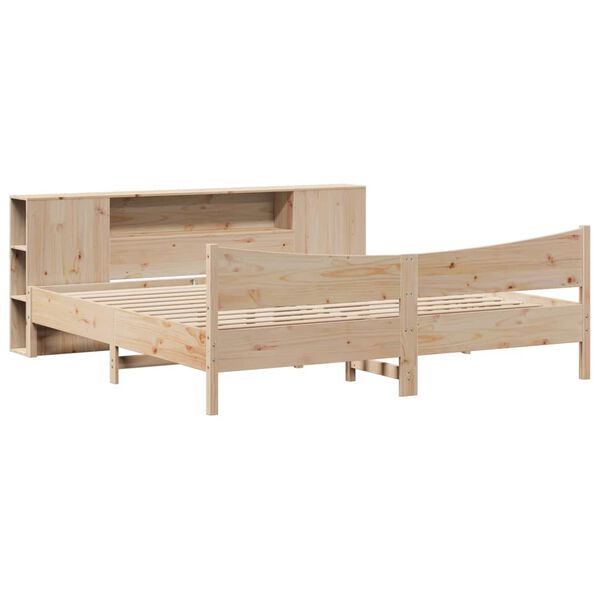 vidaXL Bed Frame without Mattress 180x200 cm Super King Solid Wood Pine