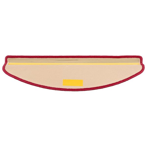 vidaXL Self-adhesive Stair Mats 15 pcs Red 65x21x4 cm