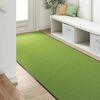 vidaXL Doormat Other Green and Black 120 x 350 cm Polyamide and PVC