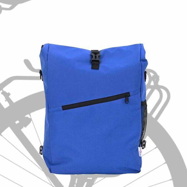vidaXL Bicycle Bag Blue 33 x 16 x 60 cm Polyester