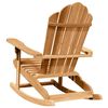 vidaXL Adirondack Rocking Chair 2 pcs Brown 100 x 77 x 99 cm