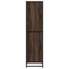 vidaXL Highboard Brown Oak 35.5x35x139 cm Engineered Wood and Metal