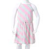 Kids' Dress with Drawstring Sleeveless Pink 116