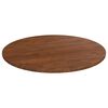 vidaXL Round Table Top Dark Brown &Oslash;60x1.5 cm Treated Solid Wood Oak
