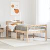 vidaXL Senior Bed with Headboard without Mattress 75x190 cm Small Single