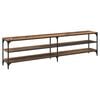 vidaXL TV Cabinet Old Wood 200 x 30 x 50 cm Engineered Wood and Iron