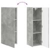 vidaXL TV Cabinet Set Wall-mounted 3 pcs Concrete Grey Engineered Wood
