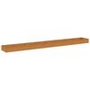 vidaXL Garden Raised Bed 770x100x36 cm Corten Steel
