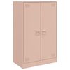 vidaXL Sideboard Pink 67x39x107 cm Steel