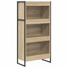vidaXL Book Cabinet Sonoma 60 x 30 x 121 cm Engineered Wood
