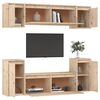 vidaXL TV Cabinets 6 pcs Solid Wood Pine