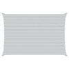 vidaXL Sun Shade Sail Light Grey and White 6 x 4 m