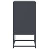 vidaXL Bedside Cabinet Anthracite 36x39x78 cm Steel