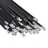 vidaXL Cable Tie 250 pcs 4.6 x 800 mm Black