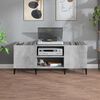 vidaXL Record Cabinet Concrete Grey 121x38x48 cm Engineered Wood