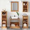 vidaXL Bathroom Furniture Set VIGO 5 pcs Honey Brown Solid Pine Wood