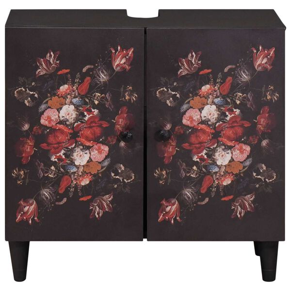 vidaXL Sink cabinet Multicolour 62 x 33 x 58 cm Solid Mango Wood