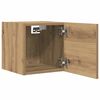 vidaXL Wall Mounted TV Cabinet 2 pcs Artisan Oak 30.5x30x30 cm