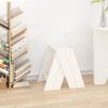 vidaXL Stools 2 pcs White 40x40x45 cm Solid Wood Pine
