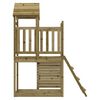vidaXL Play Tower Brown 110.5 x 52.5 x 214 cm Solid Impregnated Wood