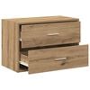 vidaXL Cabinet with 2 Drawers Artisan Oak 60x31x40 cm Engineered Wood