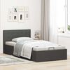 vidaXL Hydraulic Storage Bed Frame without Mattress Dark Grey 100x200cm