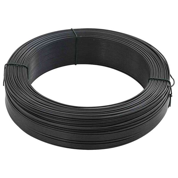 vidaXL Fence Binding Wire 250 m 0.9/1.4 mm Steel Anthracite