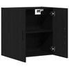 vidaXL Wall-mounted Cabinet Black Oak 60 x 31 x 60 cm Engineered Wood
