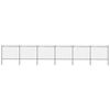 vidaXL Garden Fence with Hoop Top Steel 1005x150 cm Black