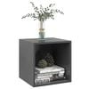 vidaXL Wall Cabinets 2 pcs Grey 37x37x37 cm Engineered Wood