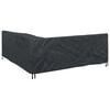 vidaXL Furniture Cover Black 235 x 235 x 85 cm 600D Oxford Fbric