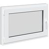vidaXL Basement Window RISOR 90 x 70 cm PVC and Glass Anthracite