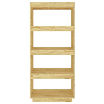 vidaXL Book Cabinet/Room Divider 60x35x135 cm Solid Pinewood