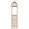 vidaXL Play Tower Brown 85 x 52.5 x 239 cm Solid Pine Wood