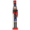 vidaXL Christmas Nutcracker TURKU Red and Black 91 cm