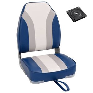 vidaXL Foldable Boat Chair High Backrest