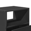 vidaXL Wall-mounted Bedside Cabinet Black 40x31x39.5 cm
