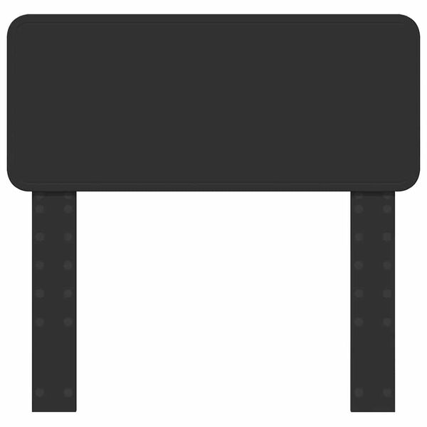 vidaXL Headboard with Headboard Black Oak 75 cm Engineered wood
