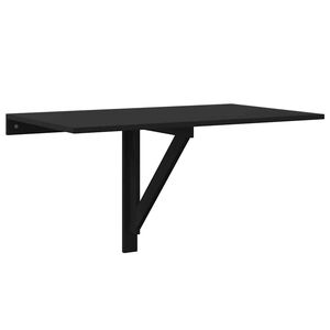 vidaXL Folding Wall Table Black 100x60x56 cm Engineered Wood