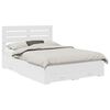 vidaXL Bed Frame with Drawer White 160 x 200 cm Engineered Wood
