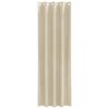vidaXL Blackout Curtains 2 pcs Cream 140 x 245 cm Velvet