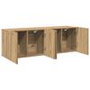 vidaXL TV Cabinets Wall-mounted 2 pcs Artisian Oak 80x30x41 cm