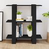 vidaXL Book Cabinet/Room Divider Black 80x30x87 cm